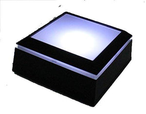 LED Color Changing Mini Stand Base for Crystals/Glass Art - Perfect for Trade Shows & Events